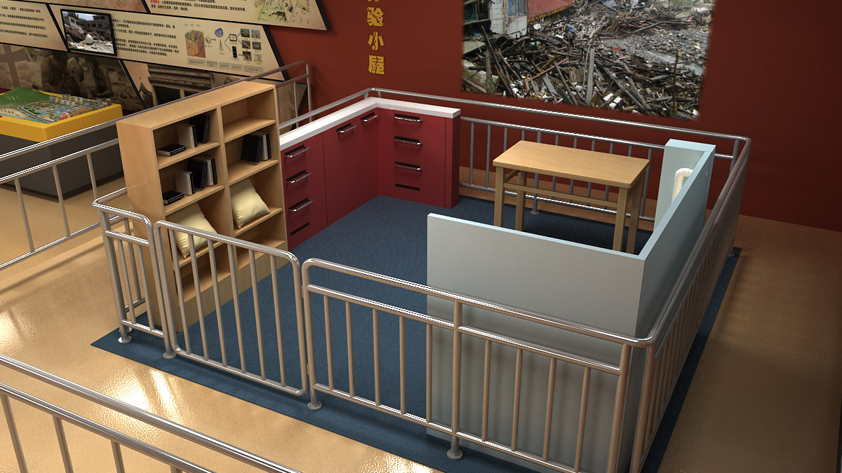 九龙县互动体验小型校园地震模拟平台