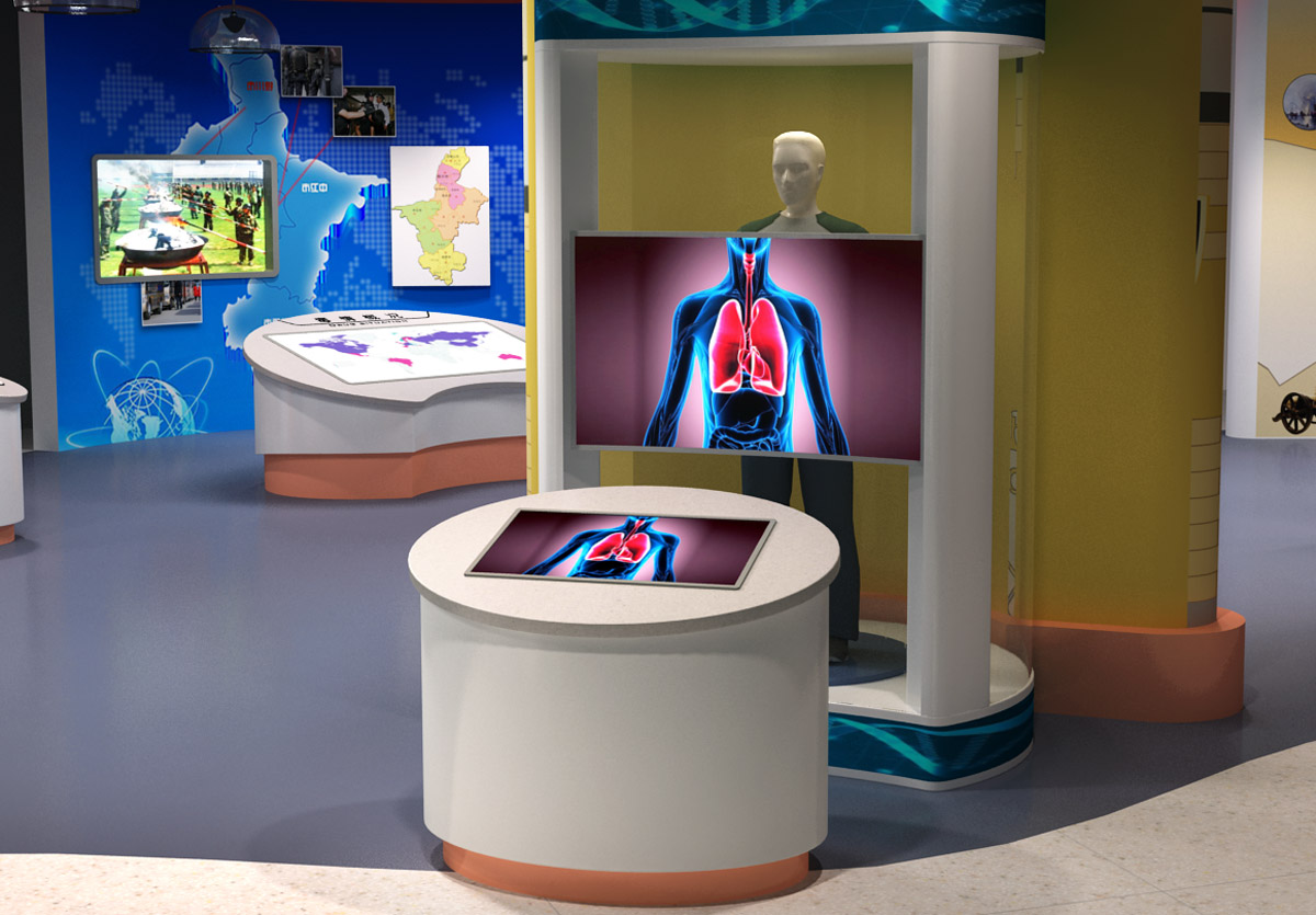 中山市互动体验禁毒AR模拟血液循环系统