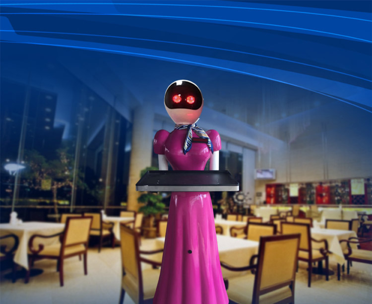 互动体验送餐机器人