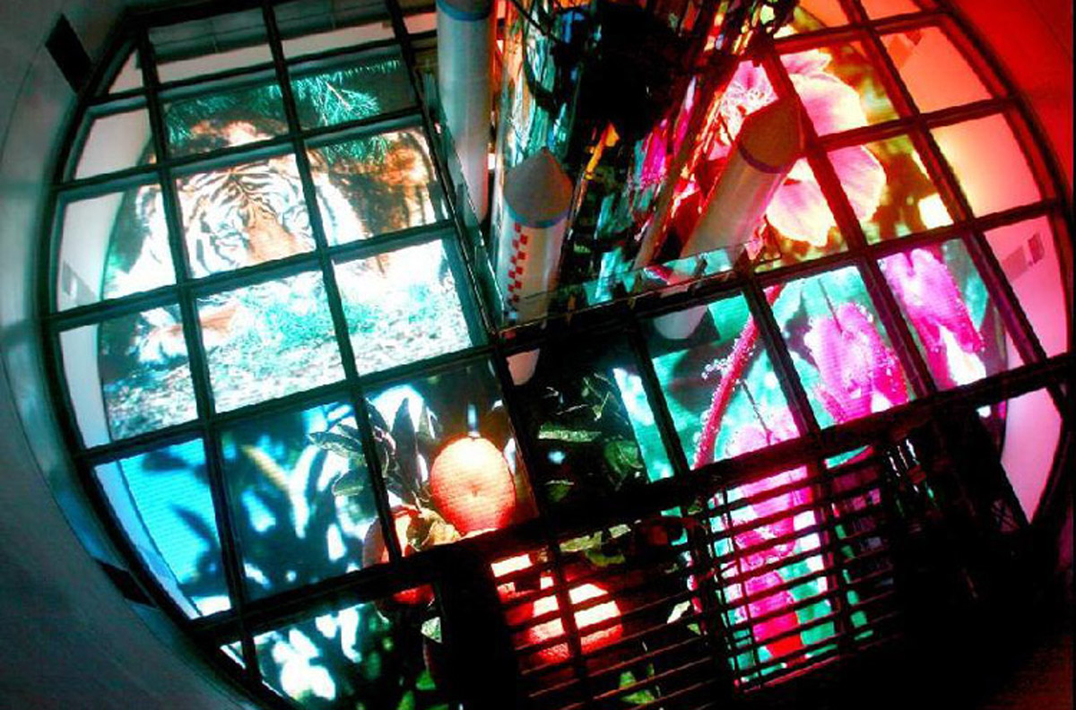 孟州市互动体验LED点阵地幕