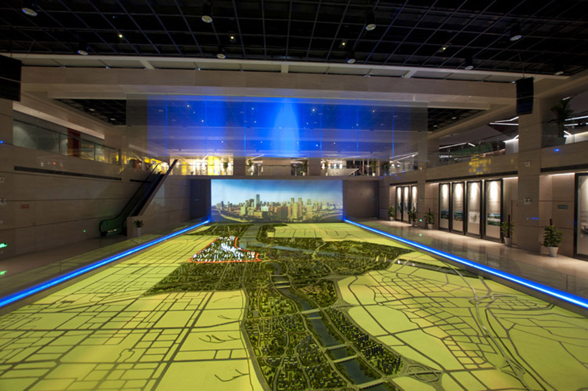 九龙坡区互动体验城市规划电子数字沙盘