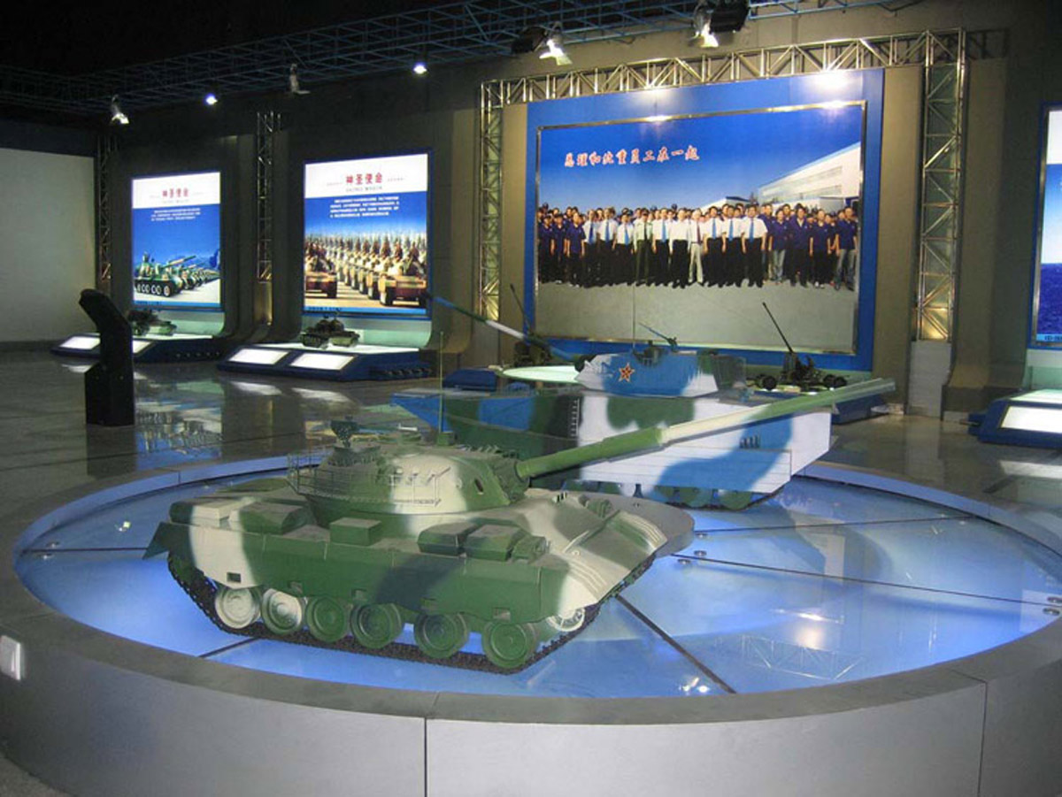 泗洪县互动体验军事模型