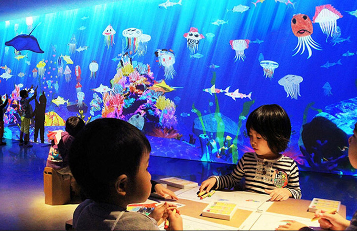 和田县互动体验画画水族馆