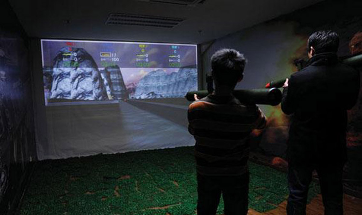 天祝藏族自治县互动体验模拟火箭筒